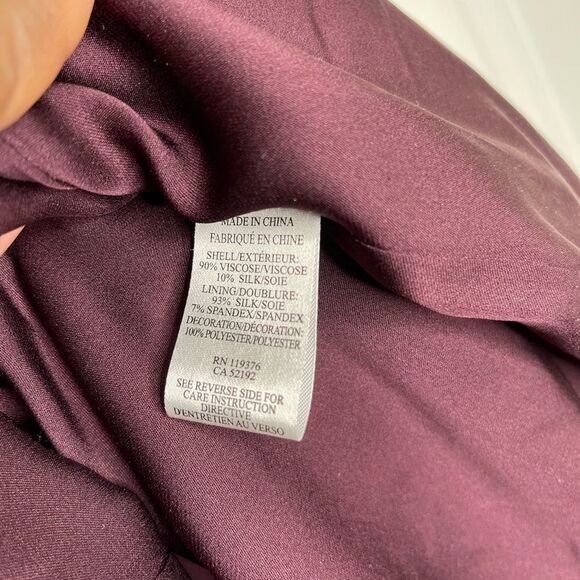 Mother of the Bride Tadashi Shoji Rose Gold Lace Belted Cocktail Dress - Picture 11 of 11